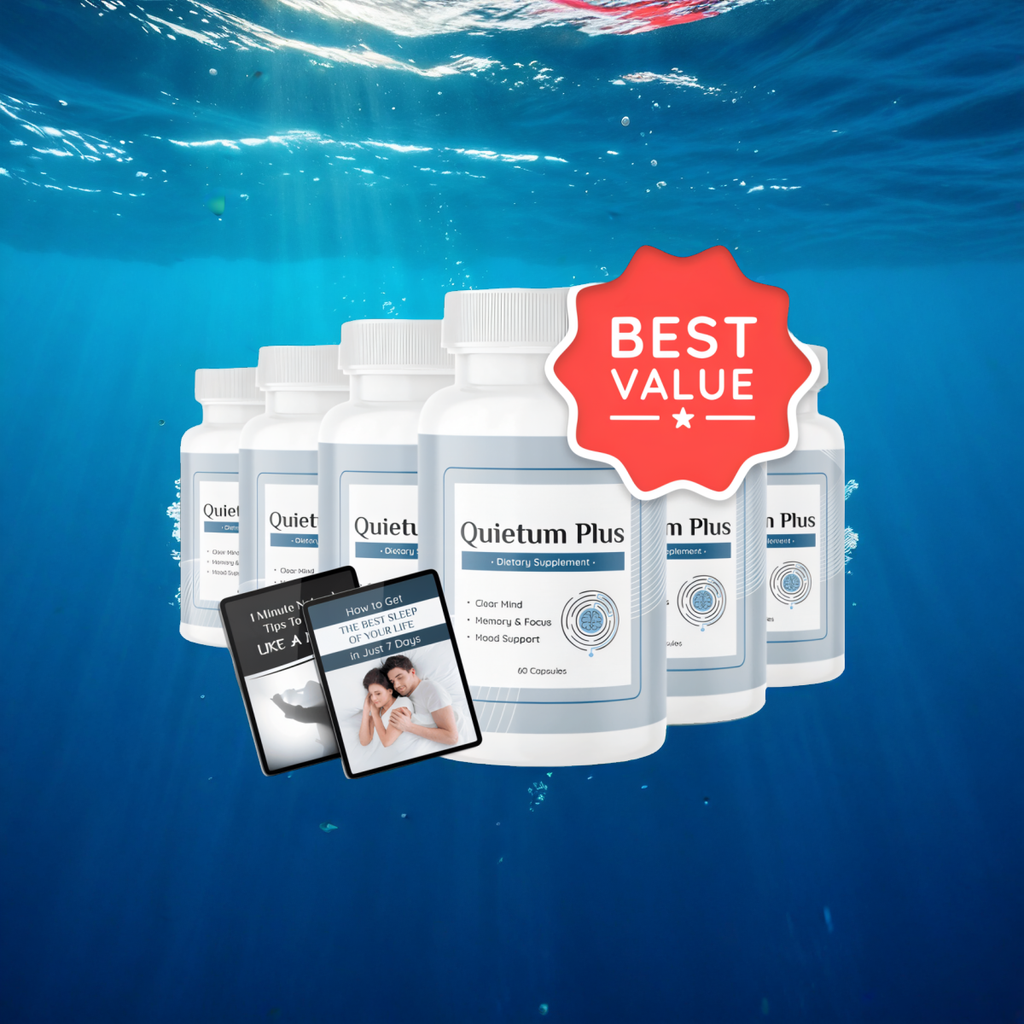 Quietum Plus - 6 Bottles + 2  Ebooks